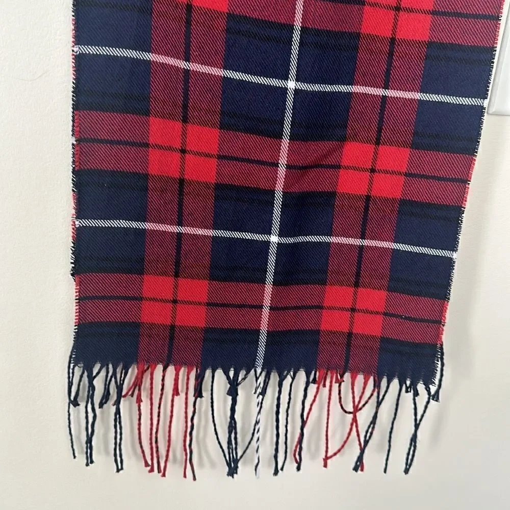 From Scotland With Love Plaid Cashmere Neck Scarf